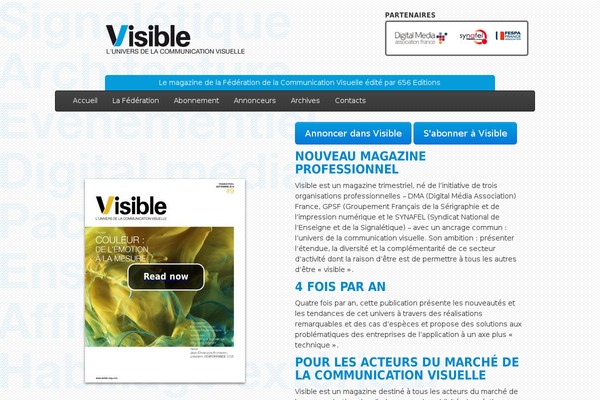visible-mag.fr site used Visible