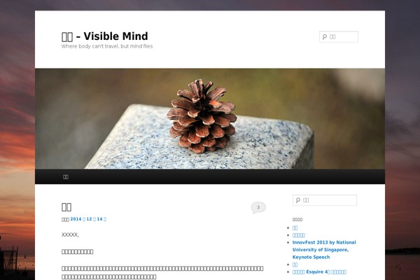 Twenty Eleven theme site design template sample