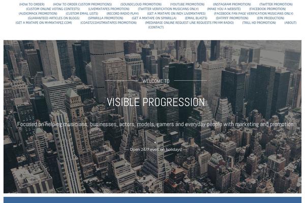 visibleprogression.com site used Restart