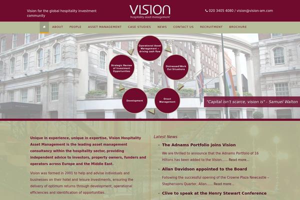 vision-am.com site used Umi-pillars