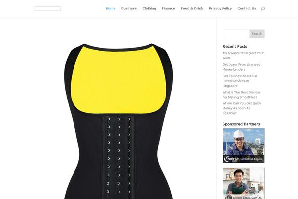 WordPress website example screenshot
