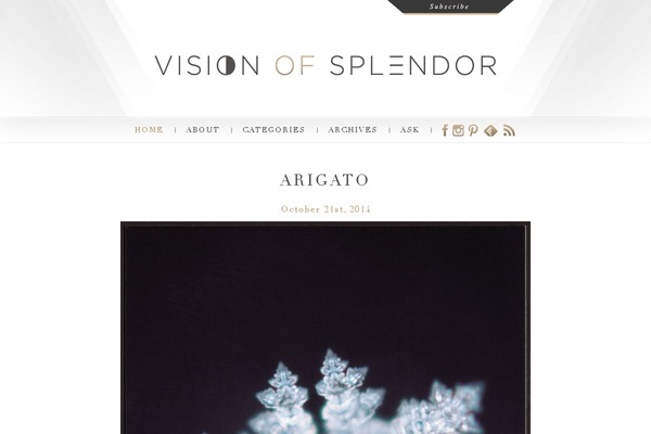 visionofsplendor.com site used Vos
