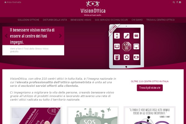 visionottica.it site used Visionottica