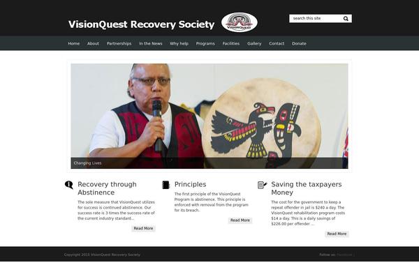 visionquestsociety.org site used Thememagicpro