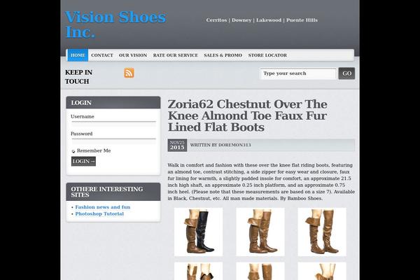 WordPress website example screenshot