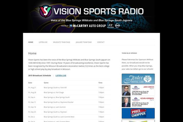 Twenty Twelve theme site design template sample