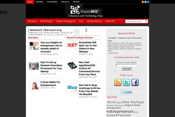 visionwiz.net site used Newsflash