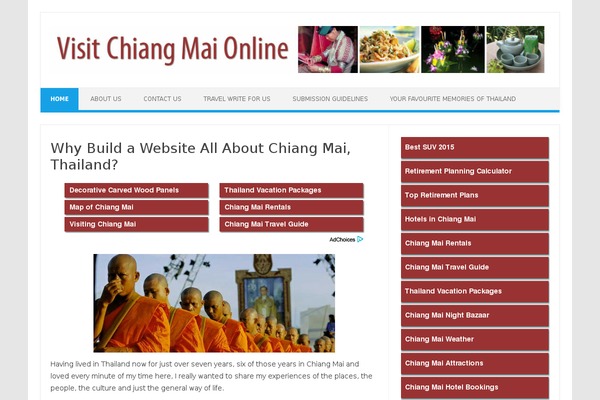 WordPress website example screenshot