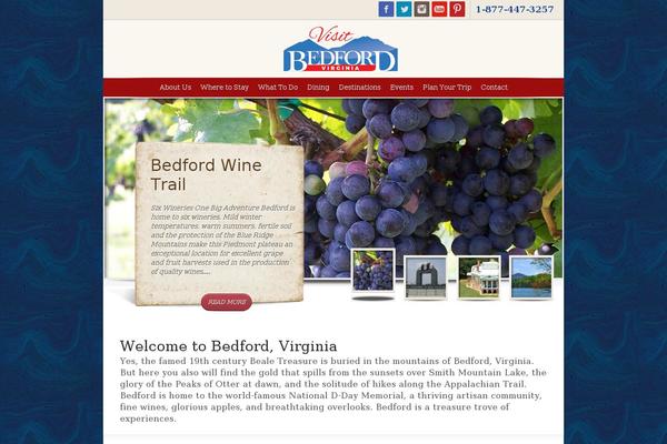 visitbedford.com site used Bedford