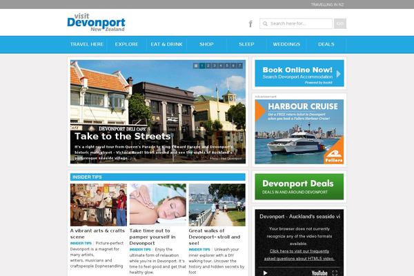 visitdevonport.co.nz site used Visitdevonport