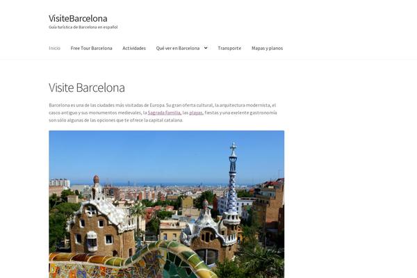 Storefront theme site design template sample