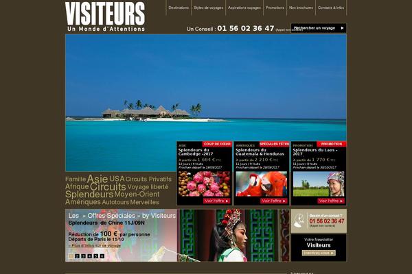 visiteurs.fr site used Visiteurs