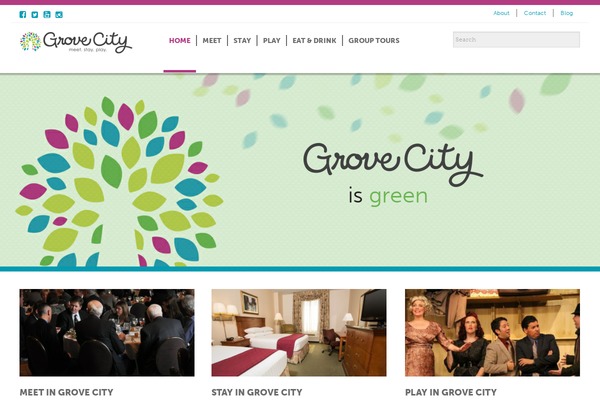 visitgrovecityoh.com site used Grovetheme