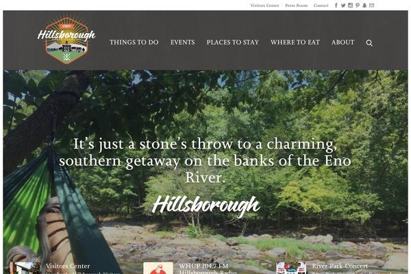 visithillsboroughnc.com site used Hillsborough2016
