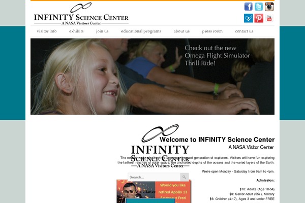 visitinfinity.com site used Whiteinc