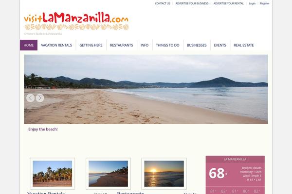 visitlamanzanilla.com site used Mantra