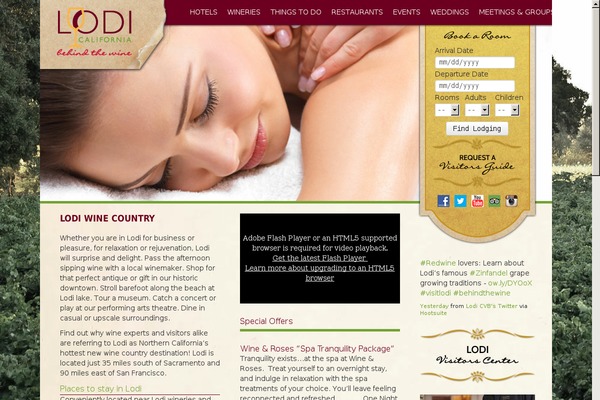 visitlodi.com site used Wp-bonfire