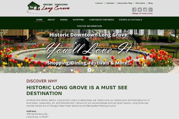 visitlonggrove.com site used Longgrove