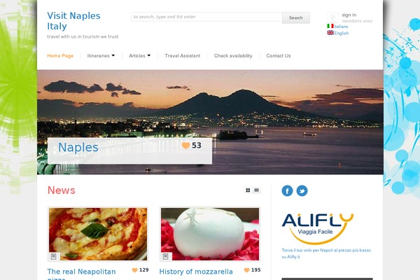 visitnaplesitaly.com site used Visitnew