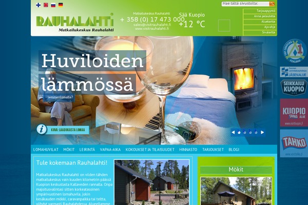 visitrauhalahti.fi site used Flakeland