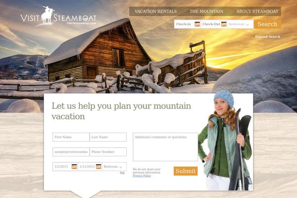 visitsteamboat.com site used Steamboatvisit