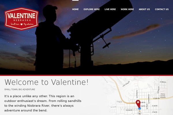 visitvalentine.org site used Hm_starter_theme