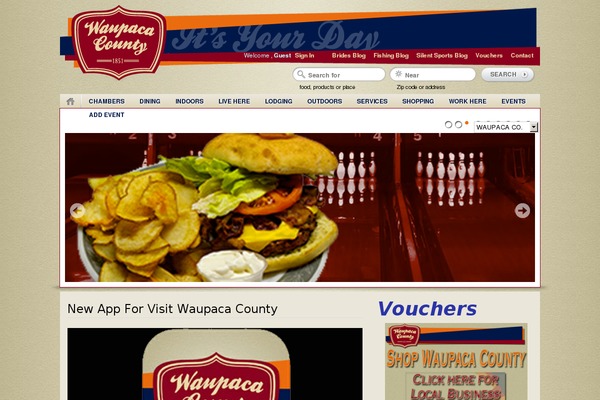 visitwaupacacounty.com site used Webfitters