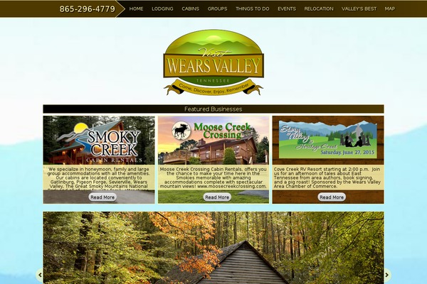 visitwearsvalley.com site used Visit