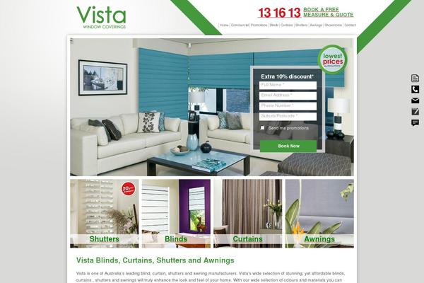 Vista theme site design template sample