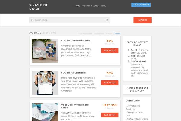 Vistaprint Wordpress Theme Websites Examples Using Vistaprint