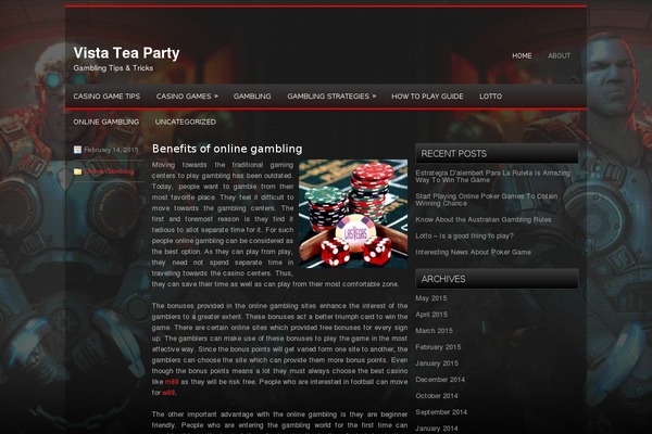 WordPress website example screenshot