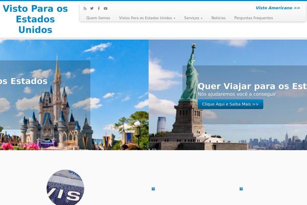 vistoestadosunidos.com.br site used Customizr Pro
