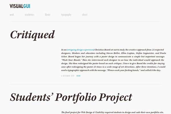 WordPress website example screenshot