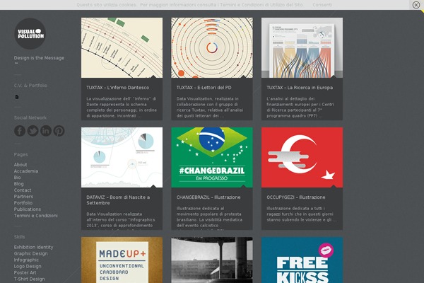 Gridlocked theme site design template sample