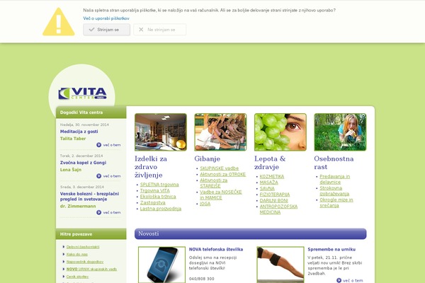 vitacenter.si site used Sitechecker