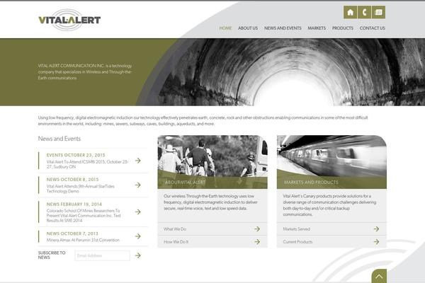vitalalert.com site used Framework