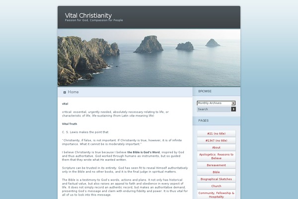 vitalchristianity.org site used Ocean-mist-10