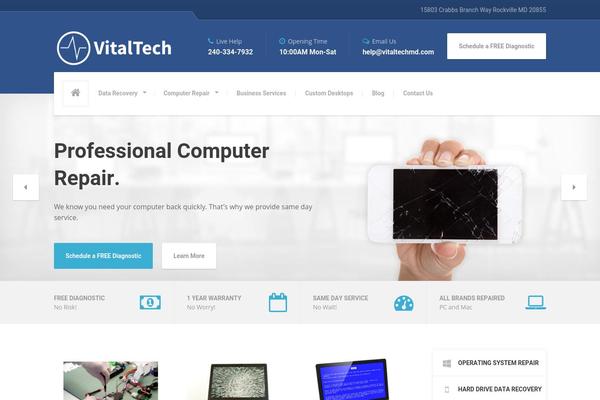 Karma theme site design template sample