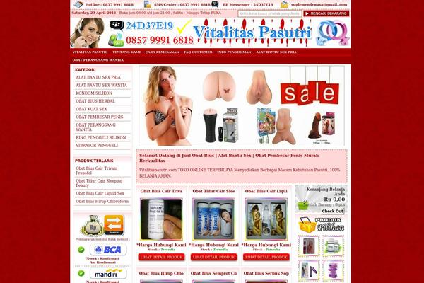 IndoStore theme site design template sample