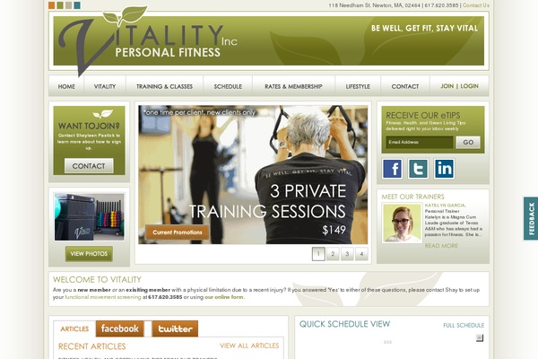 vitalitypersonalfitness.com site used Vitality
