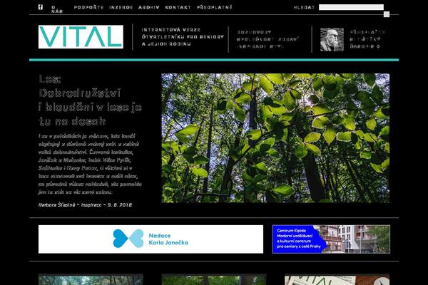 Vital theme site design template sample