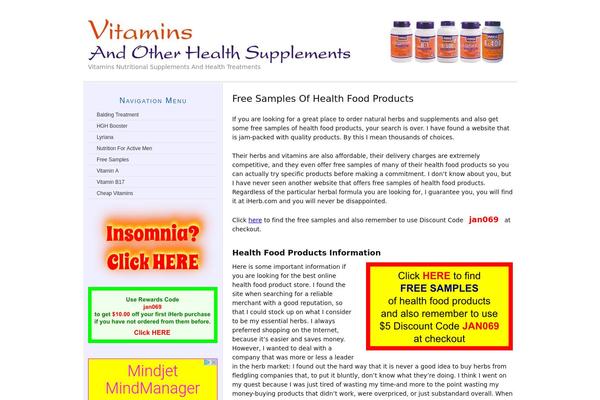 vitaminsabcde.com site used Thesis_18b2