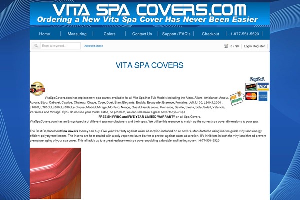 vitaspacovers.com site used Shopperpress