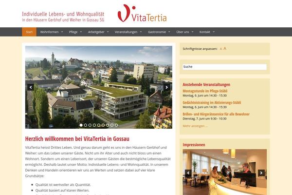 vitatertia.org site used Vitatertia