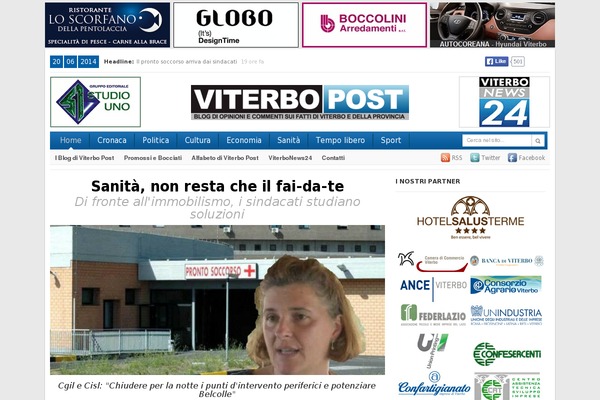 viterbopost.it site used Newspaper