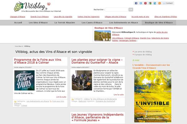 vitiblog.fr site used Vitiblog