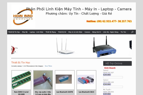 WordPress website example screenshot