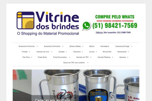 vitrinedosbrindes.com.br site used Toujours-wpcom