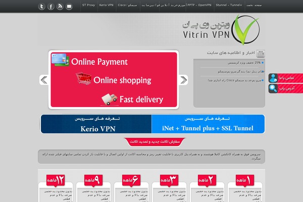 vitrin theme websites examples