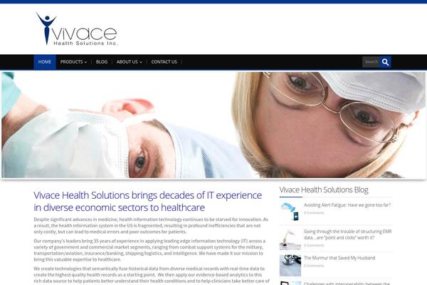 WordPress website example screenshot